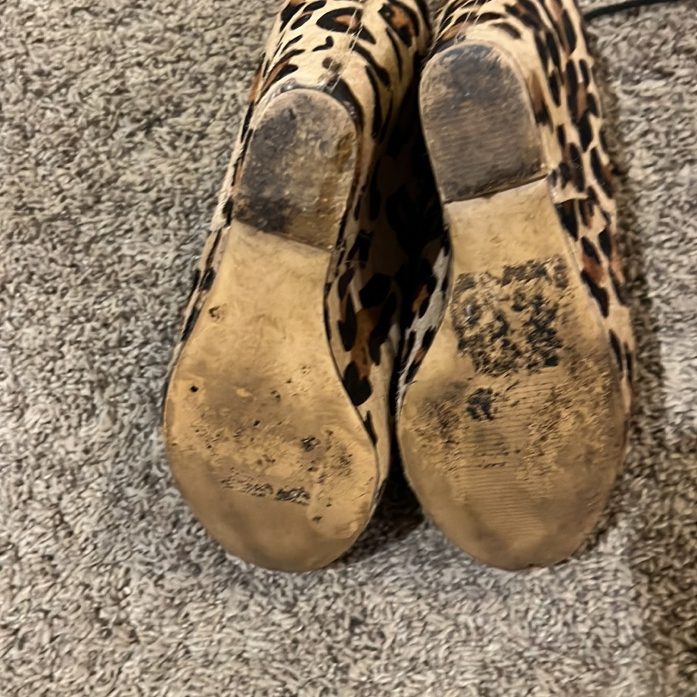 Steve Madden Leopard Print Platform Wedged Boot S… - image 3
